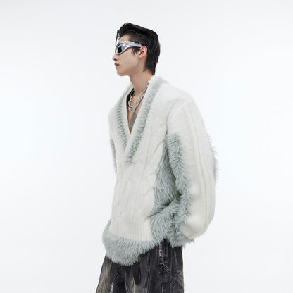 V-neck Pullover Sweater