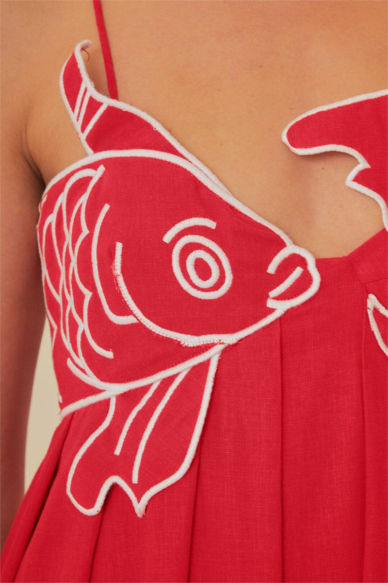 Embroidered Backless Slip Maxi Dress
