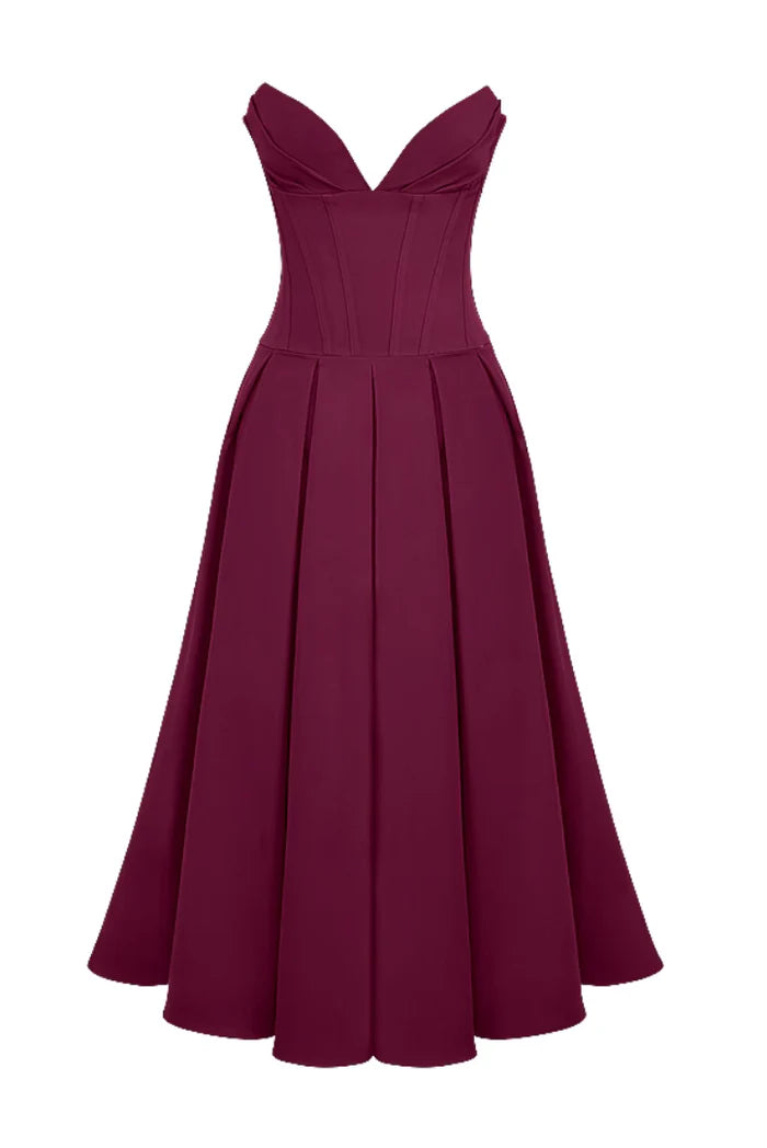 Lorelei | Corset Midi Dress