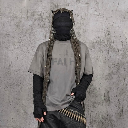 Faith Cross Grey T-shirt