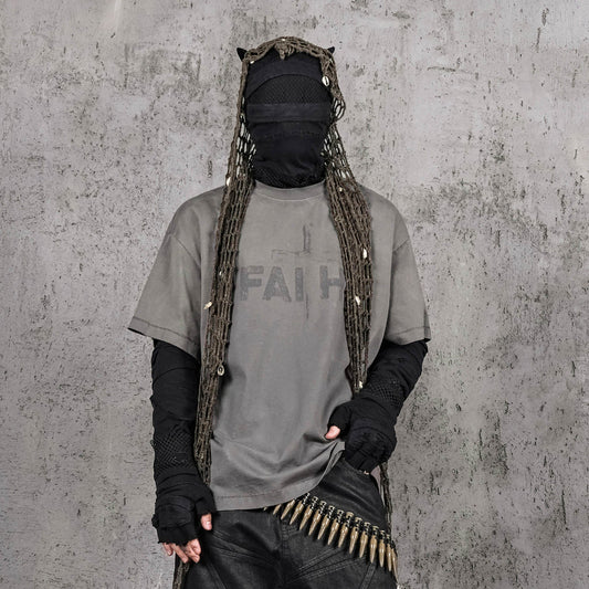 Faith Cross Grey T-shirt