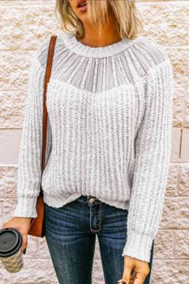On-trend Patchwork Sweety Sweater(3 Colors)