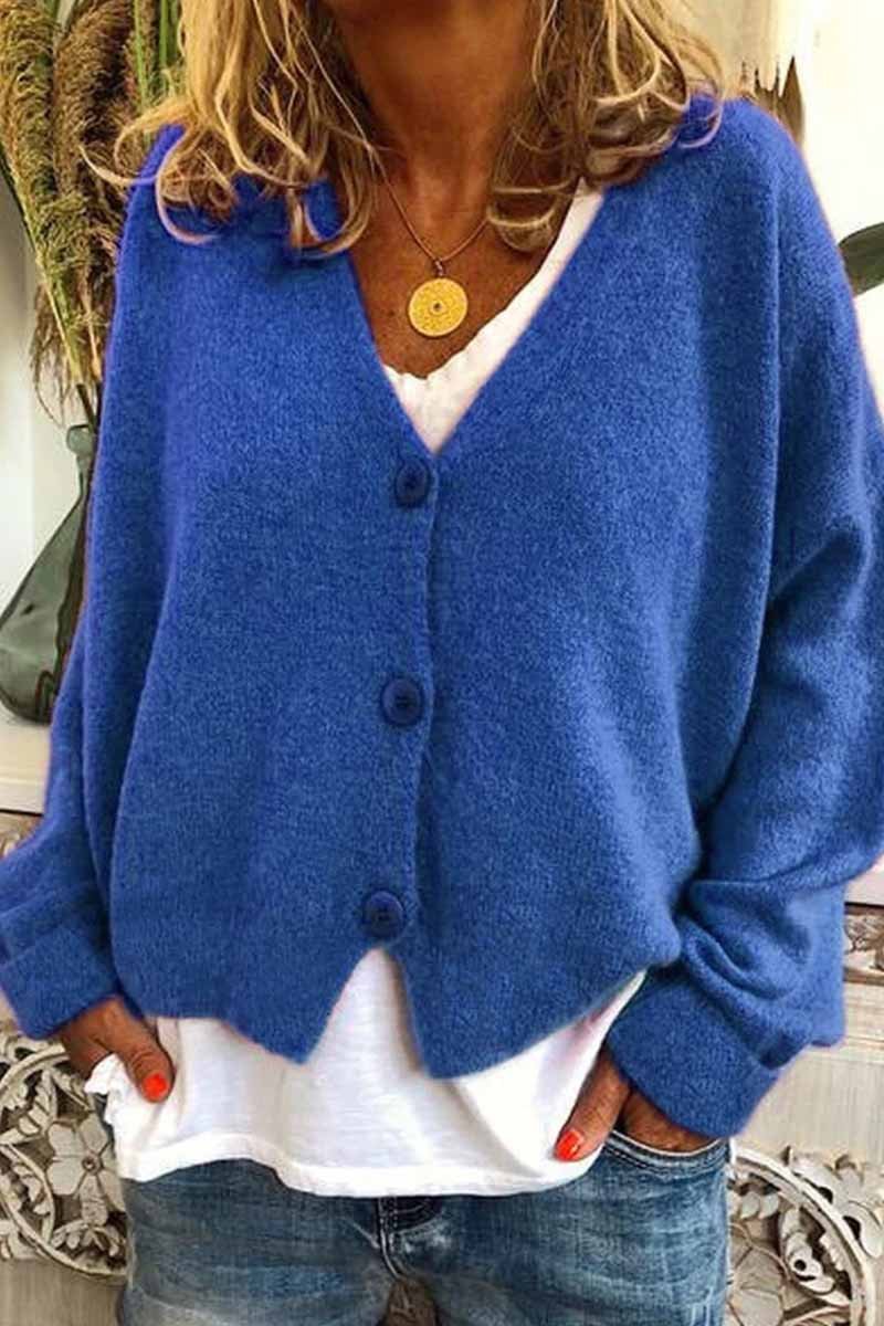 Loose Knitted Cardigan ( 6 Colors )