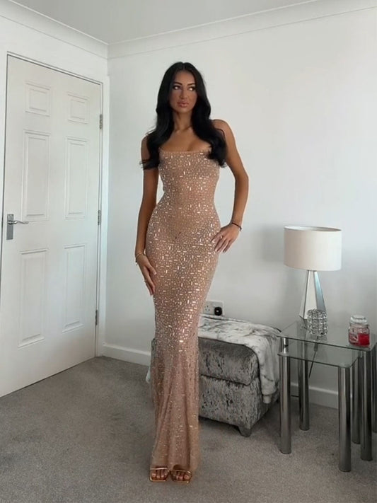 Shimmer Mermaid Maxi Dress