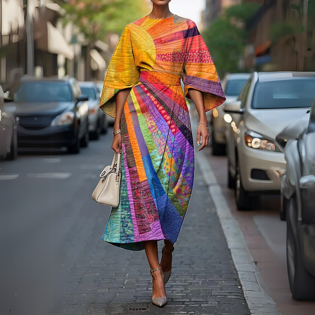 Luna - Elastic Waist Maxi Dress