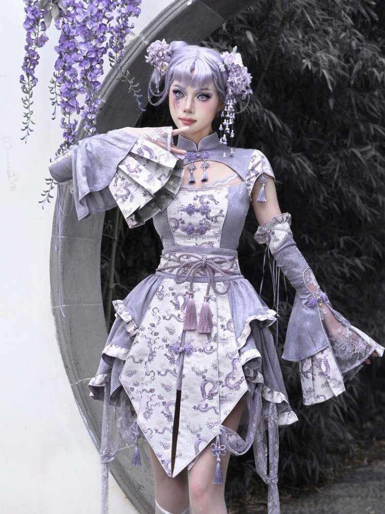 Chinese Qipao Inspired Lolita Skirt