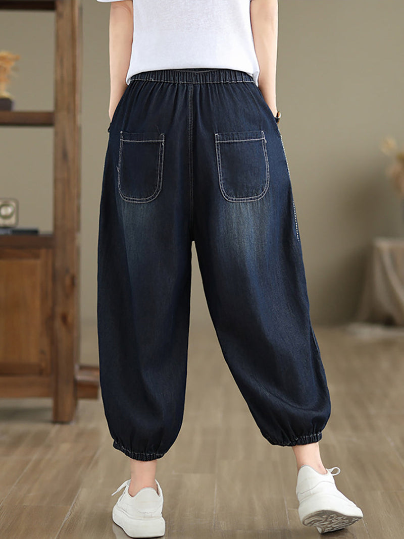 Summer Denim Harem Pants Ii1004