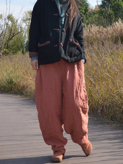 Winter Thicken Harem Pants Qu017