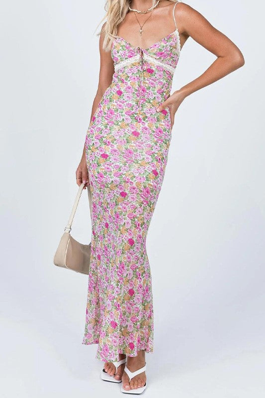 Sweetheart Neck Sleeveless Maxi Dress
