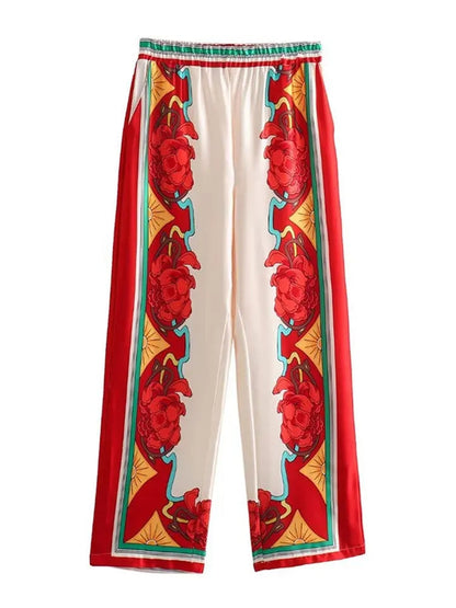 Batwing Sleeves Top & Pants Coord Set