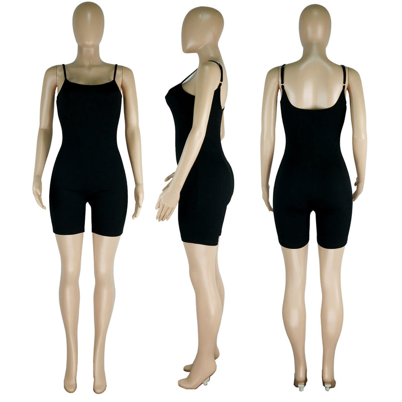 Clothing Summer Thread Sling Hip Lifting Beauty Back Jumpsuit