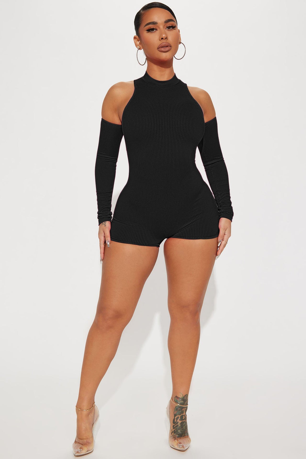 Clothing Spring Summer Thread Sleeve Strapless Romper