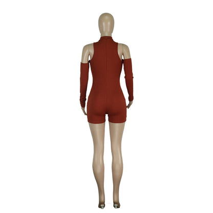 Clothing Spring Summer Thread Sleeve Strapless Romper
