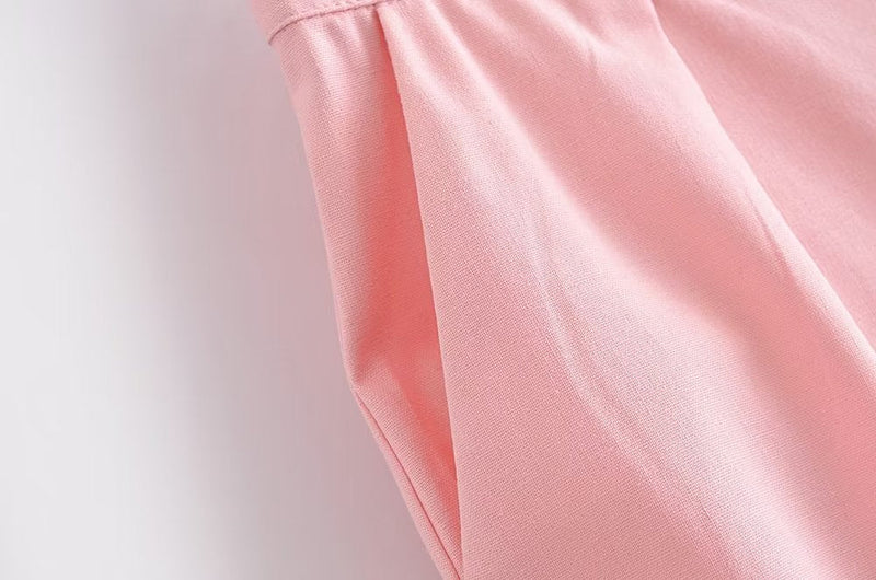Clothing French All Match Decorated Row Button Vest Top Wide Leg Pants Suit Crisscross