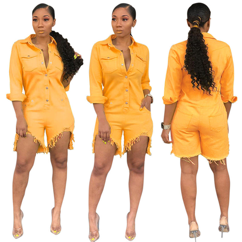 Jeans Slim Fit Jumpsuit