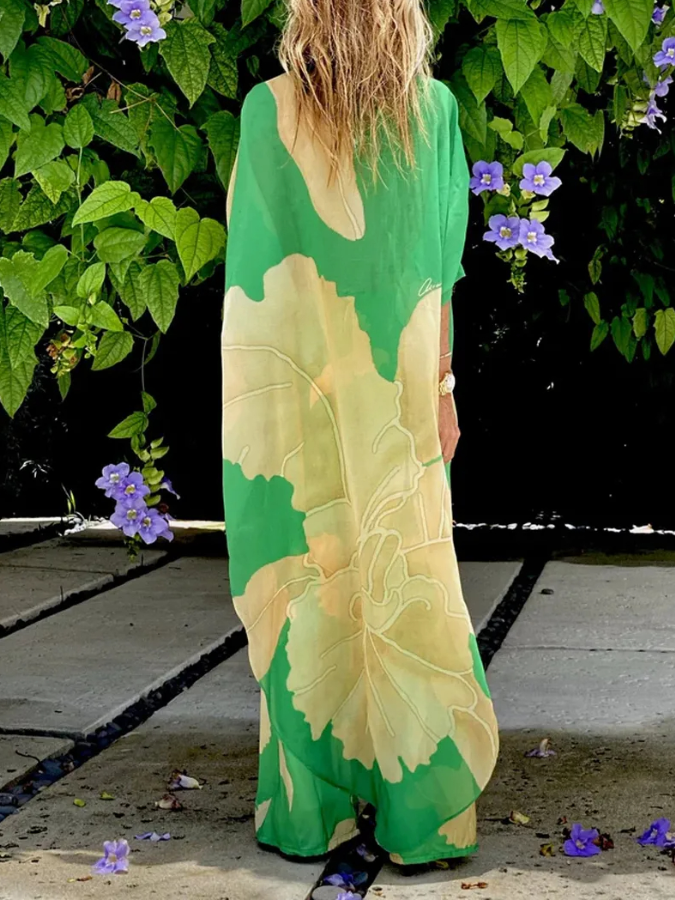 Print Beach Kaftan and Pants