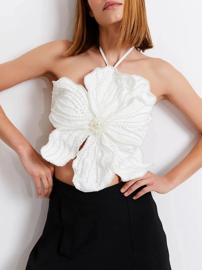 Beaded Swimsuit and Pants