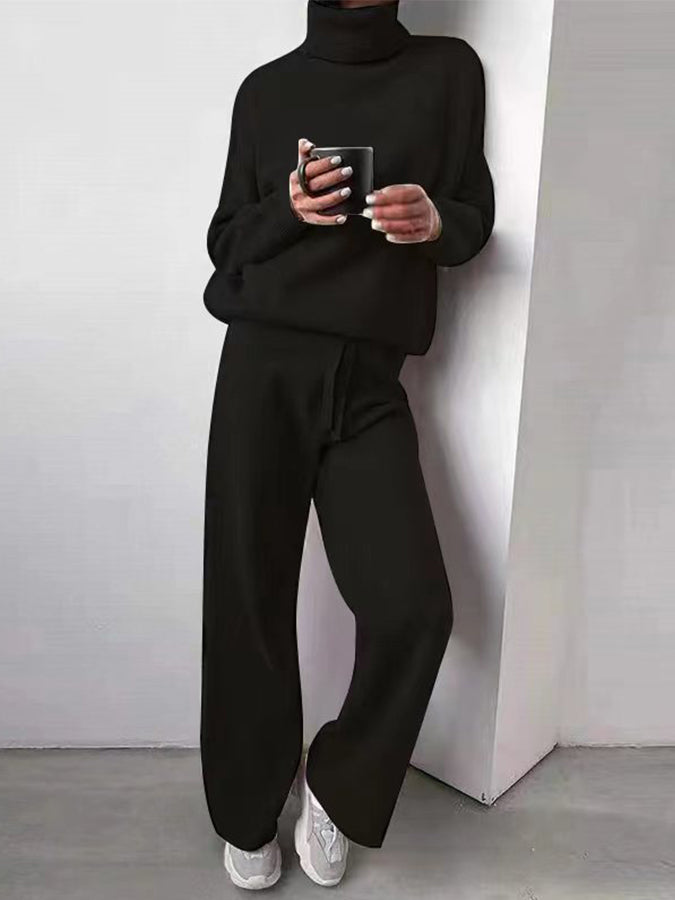 Long Sleeves Top and Pants Two Pieces Sets