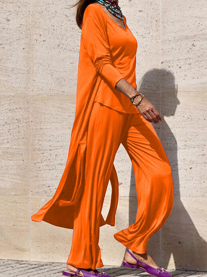 Long Sleeves Cardigan and Pants Sets