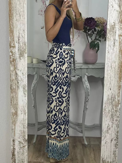 Geometric Printed Pants