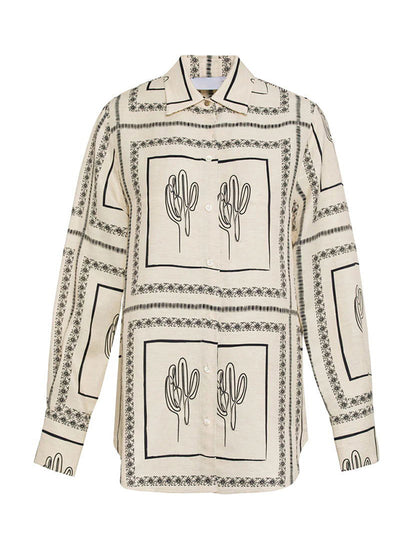 Long Sleeves Printed Shirt and Pants Sets
