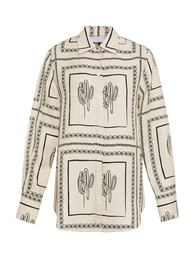 Long Sleeves Printed Shirt and Pants Sets