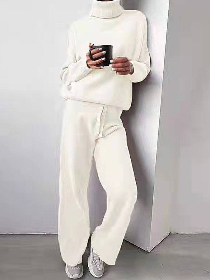 Long Sleeves Top and Pants Two Pieces Sets