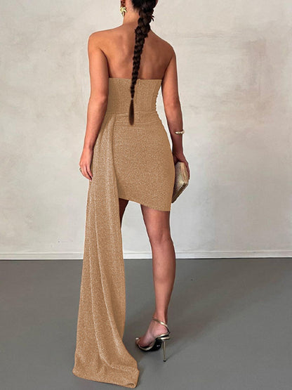 Lace-up Off Shoulder Croset Mini Dress