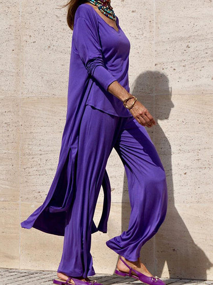 Long Sleeves Cardigan and Pants Sets