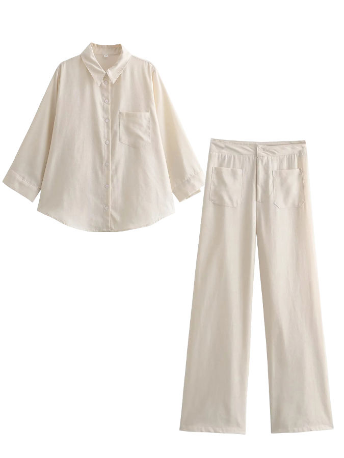Long Sleeves Shirt and Pants Sets