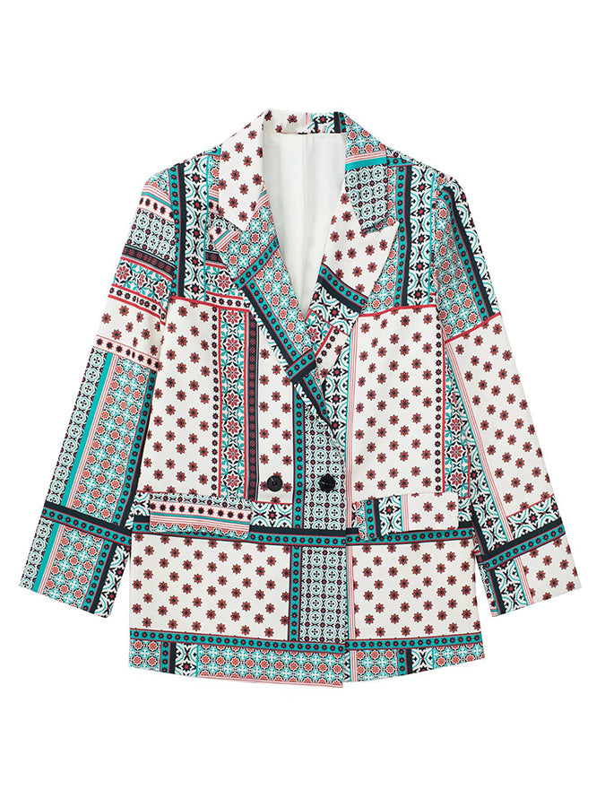 Printed Blazer and Pants Sets
