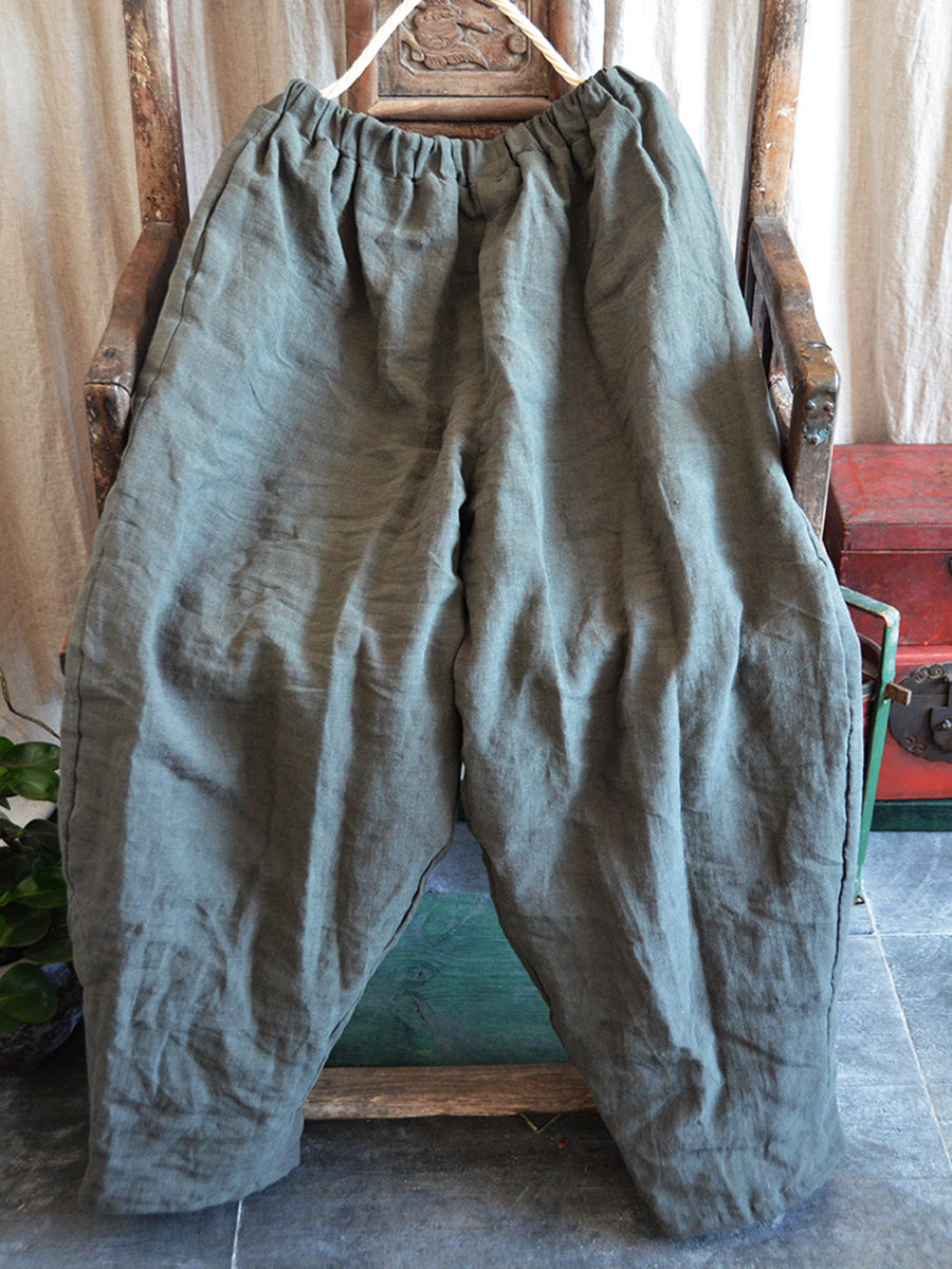 Winter Thicken Harem Pants Qu017