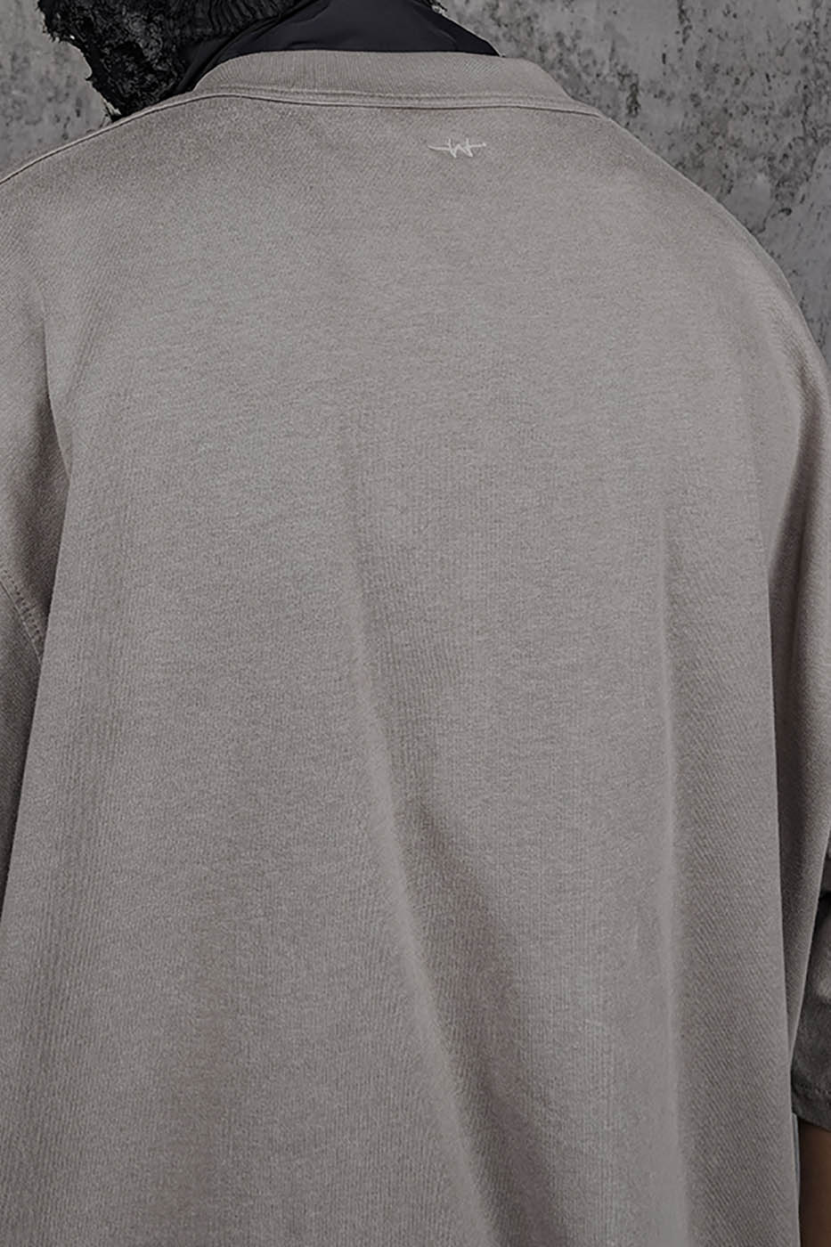 Stone Gray Oversized Army T-shirt