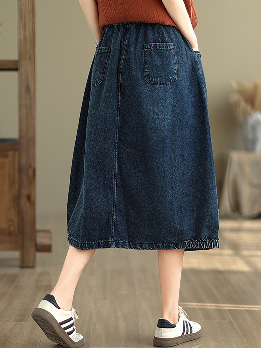 Summer Denim Skirt Kl1036