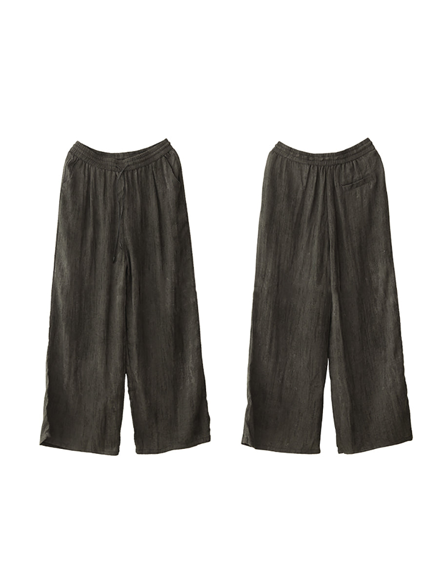 Summer Straight Linen Pants Op1055