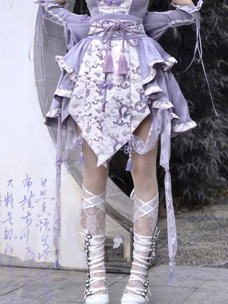 Chinese Qipao Inspired Lolita Skirt