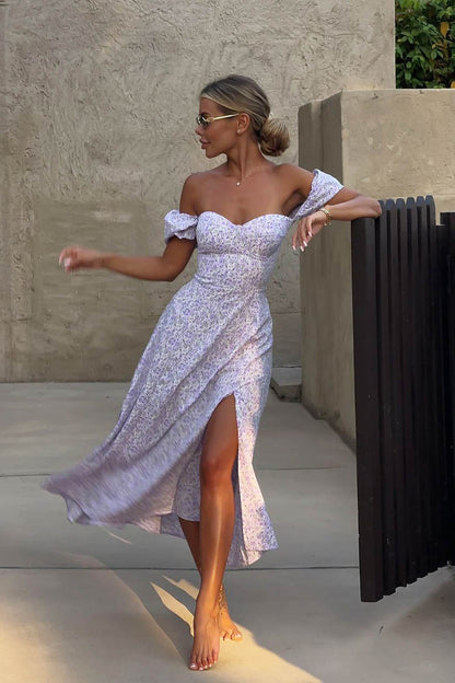 U-neck Midi Dress