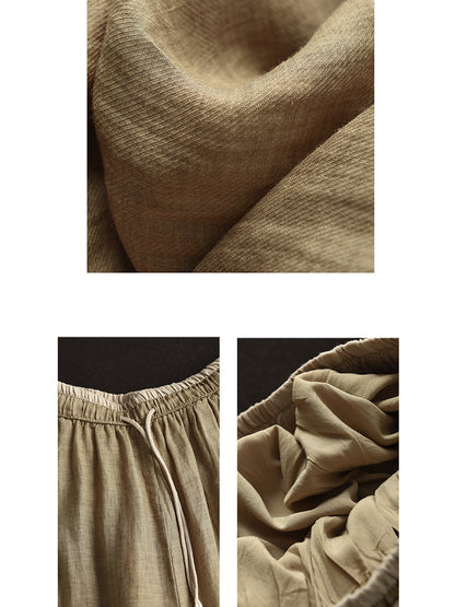 Summer Ramie Harem Pants Cx024