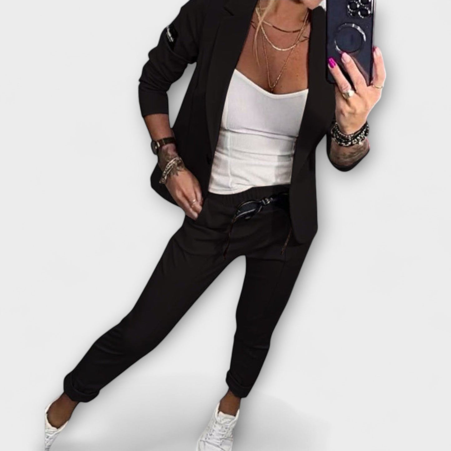 Vionne | Set of Top, Jacket, and Pants