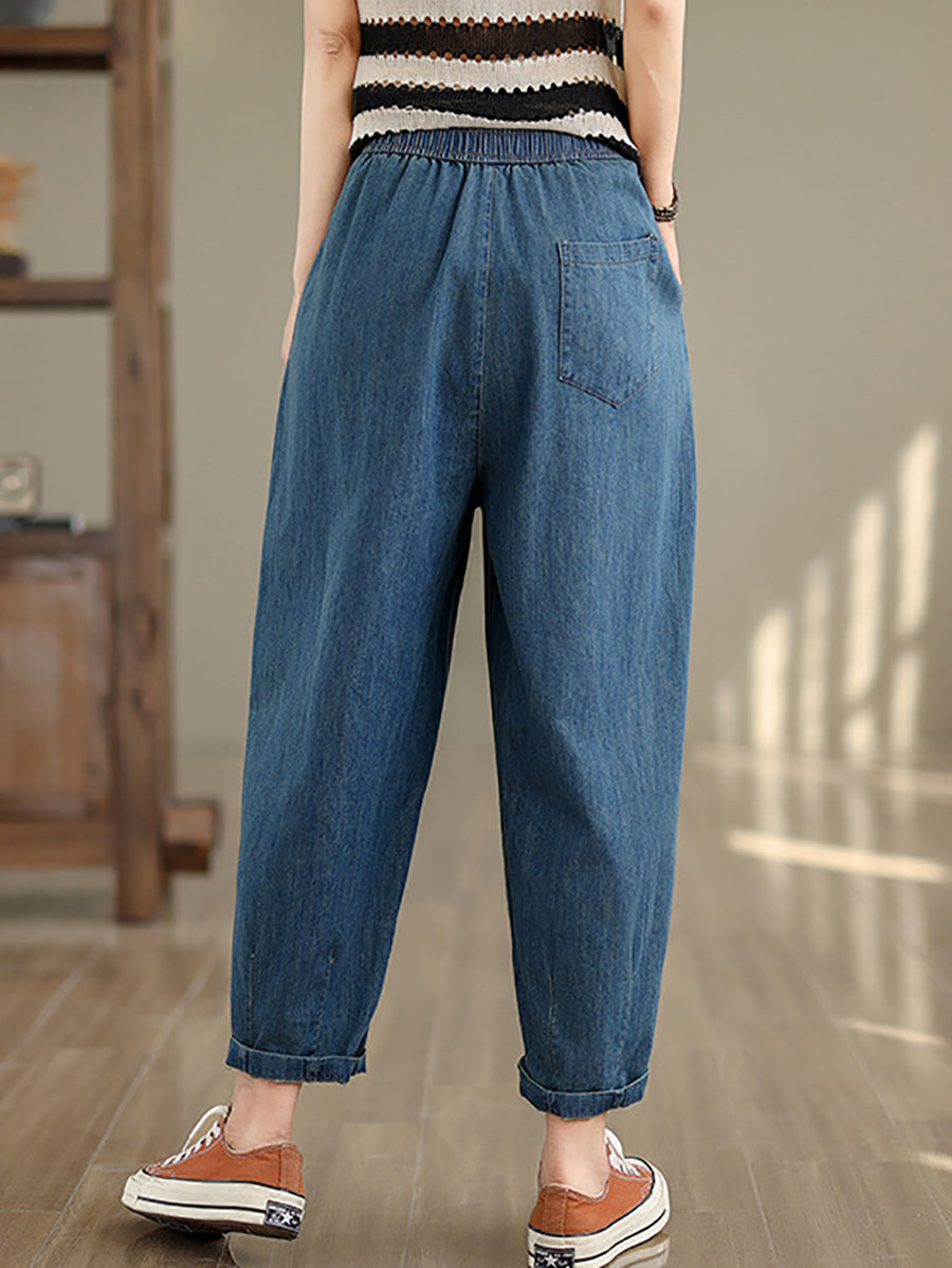 Summer Denim Loose Harem Pants Op1007
