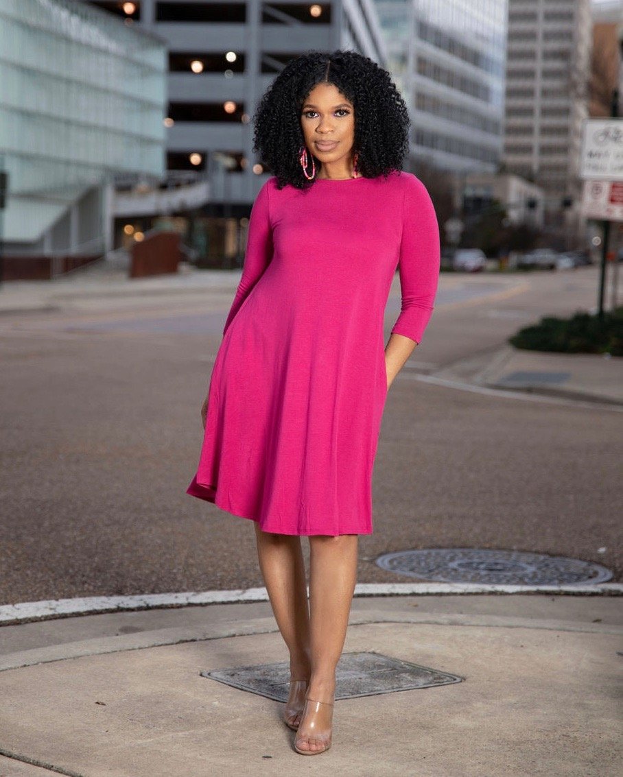 Clothing Dress Long Sleeve T-shirt Mid Color Basic Summer Autumn