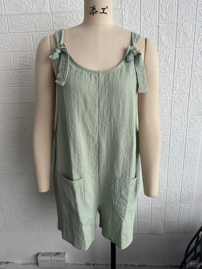 Clothing Summer Suspenders Shorts Jumpsuit Suspender Pants
