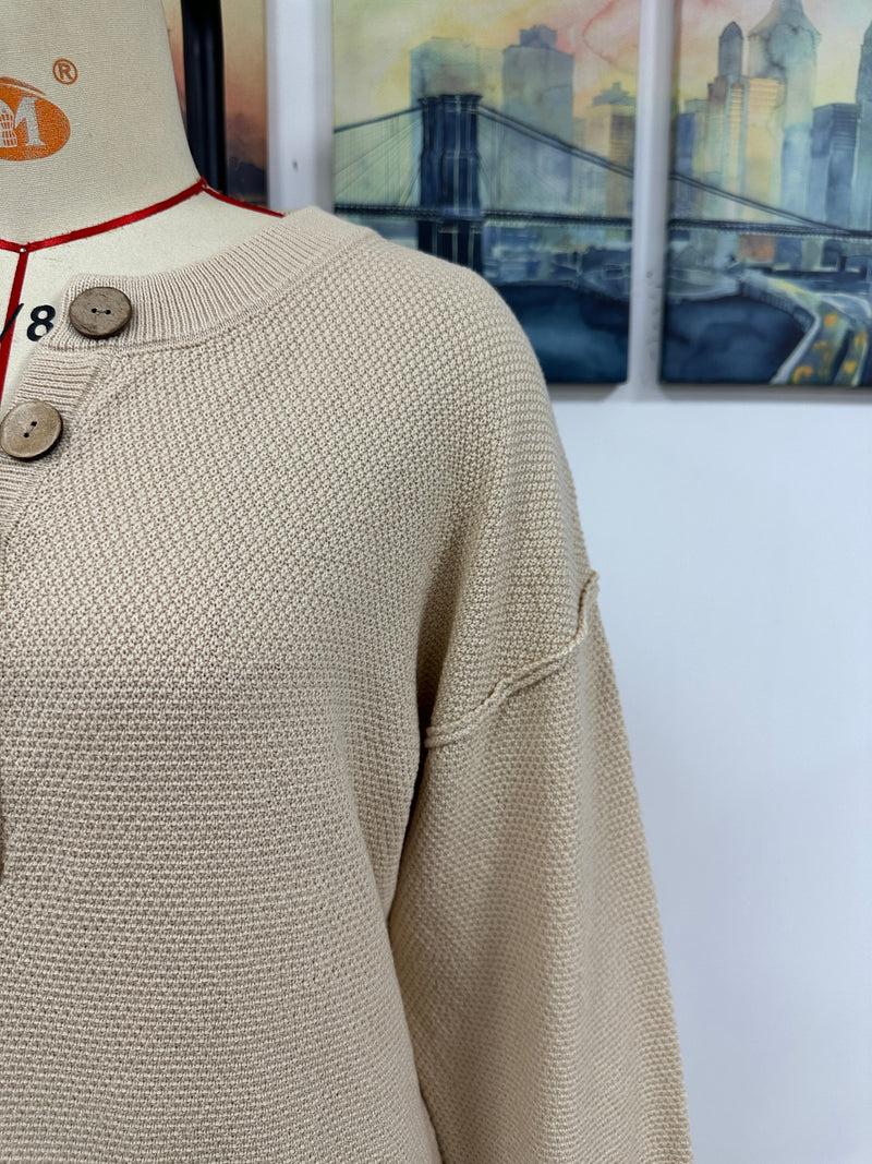 Autumn Winter Button Knitwear Dress Office Sweater
