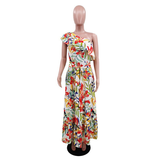 Loose Wide Leg Backless All-match High Waist Jumpsuit