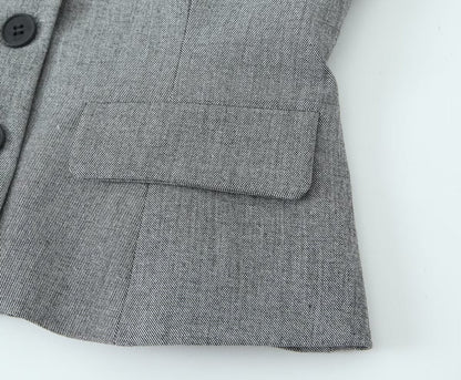 Fall Clothing Asymmetric Vest Pleated Design Skinny Pant Suits