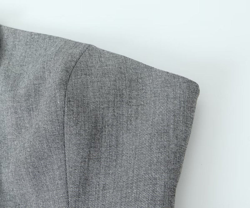Fall Clothing Asymmetric Vest Pleated Design Skinny Pant Suits