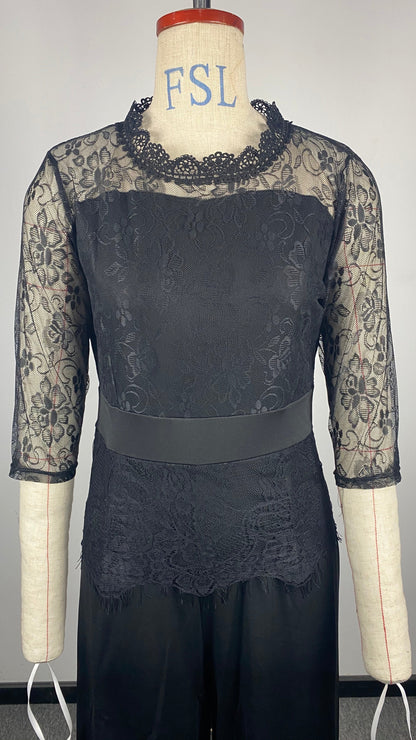 Summer Clothing Dunhuang Lace Jumpsuit