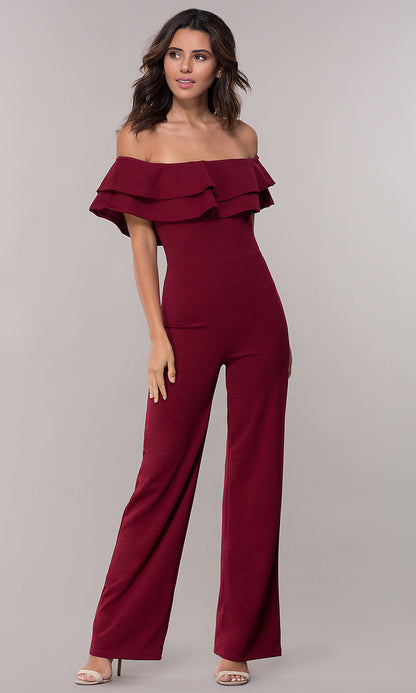 Clothing Ruffles Jumpsuit