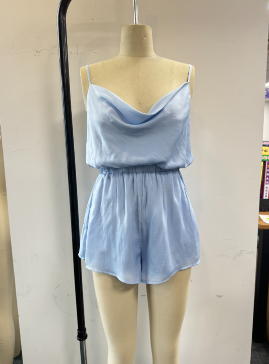 Blue Rompers