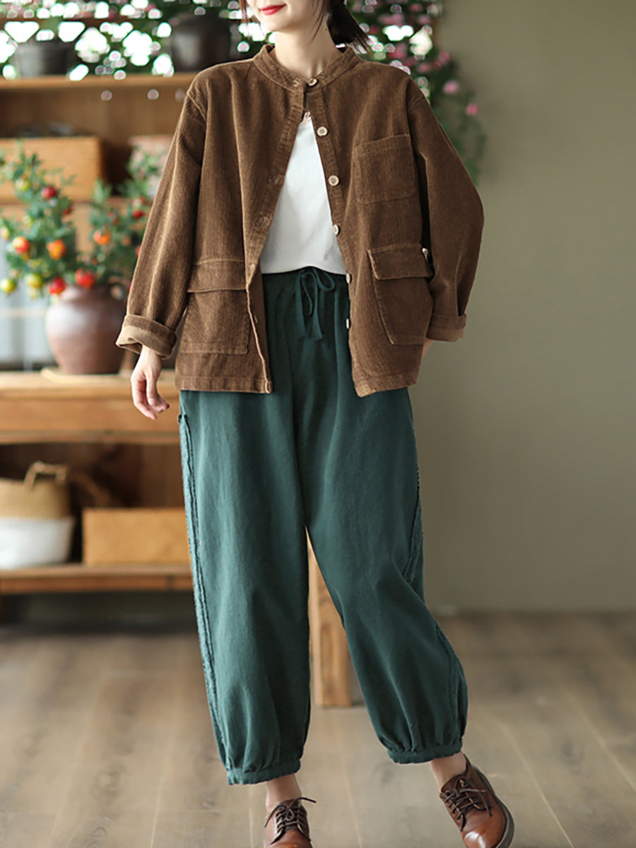 Cotton Corduroy Coat Av1045